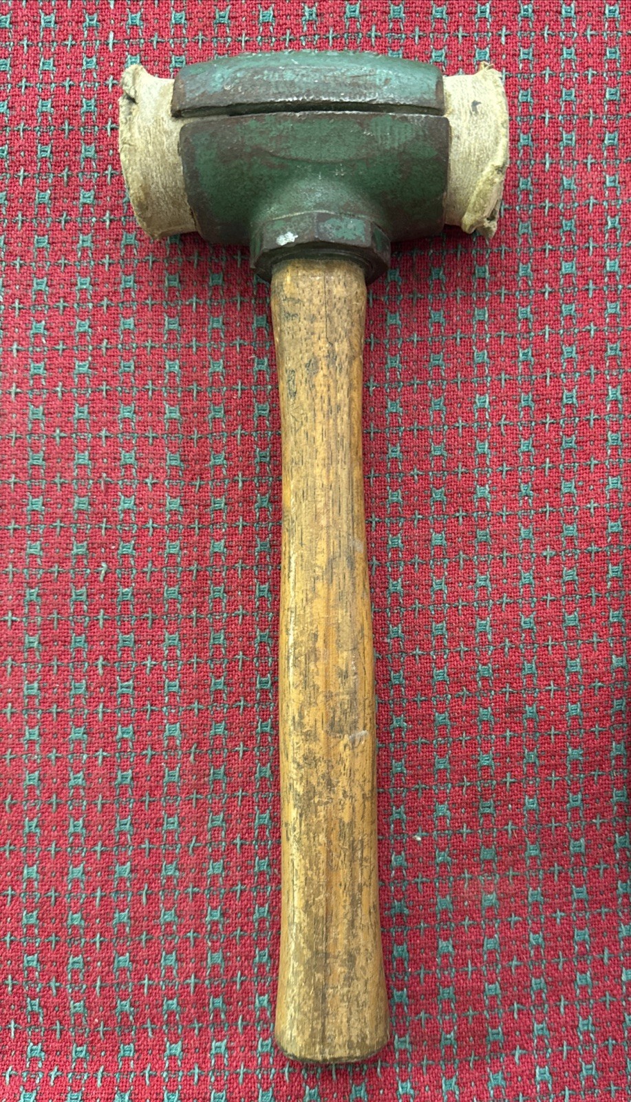 Vintage Rawhide Mallet Garland No.3 Split Head Soft Blow Hammer 🇺🇸 Saco Nice!