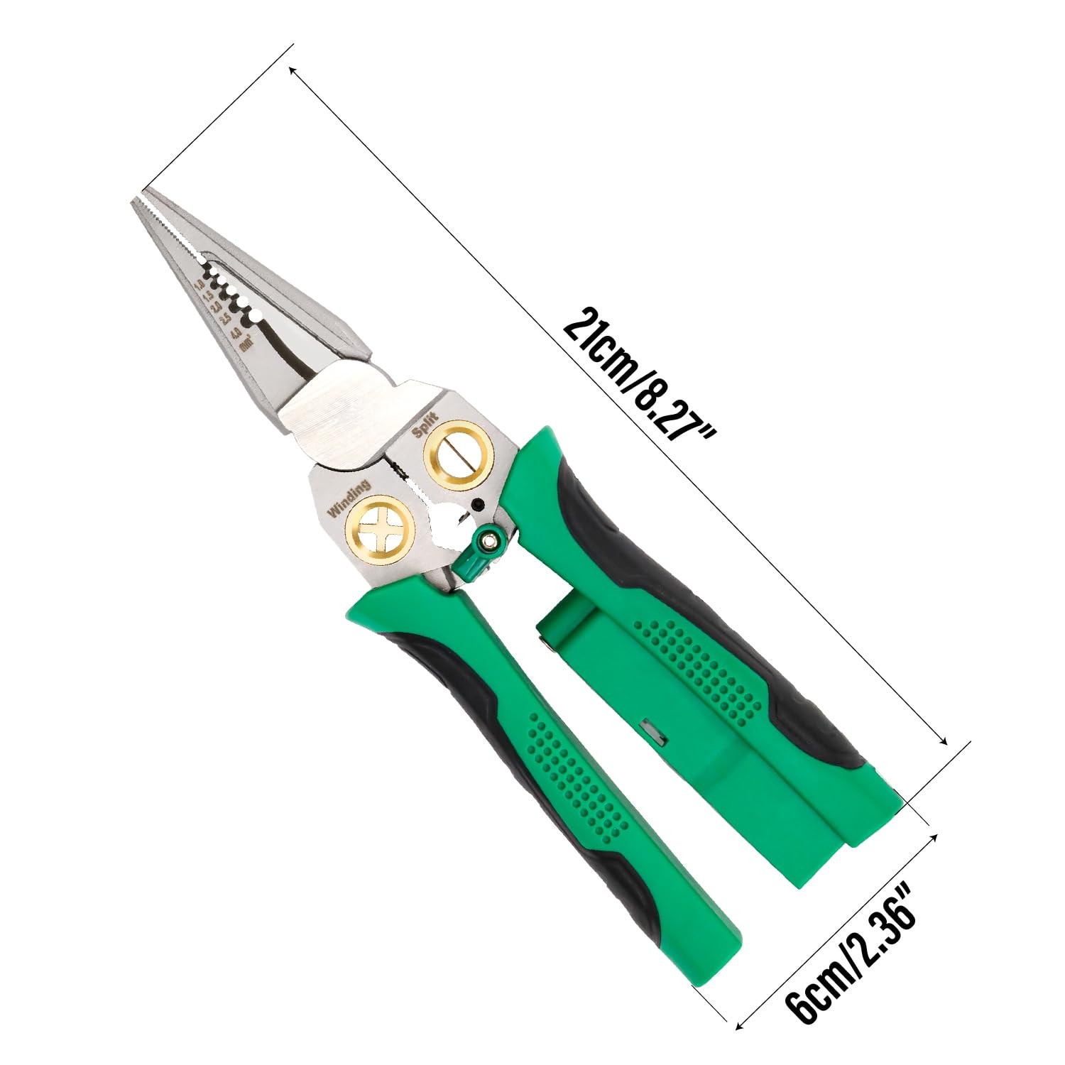 8 in 1 Wire Strippers with Voltage Tester New Multi-function Electric Profess...