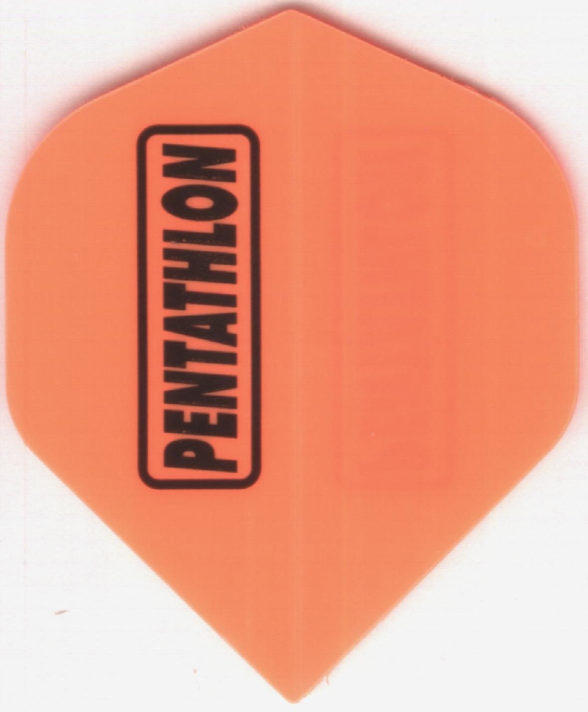 Neon Orange PENTATHLON Dart Flights: 3 per set