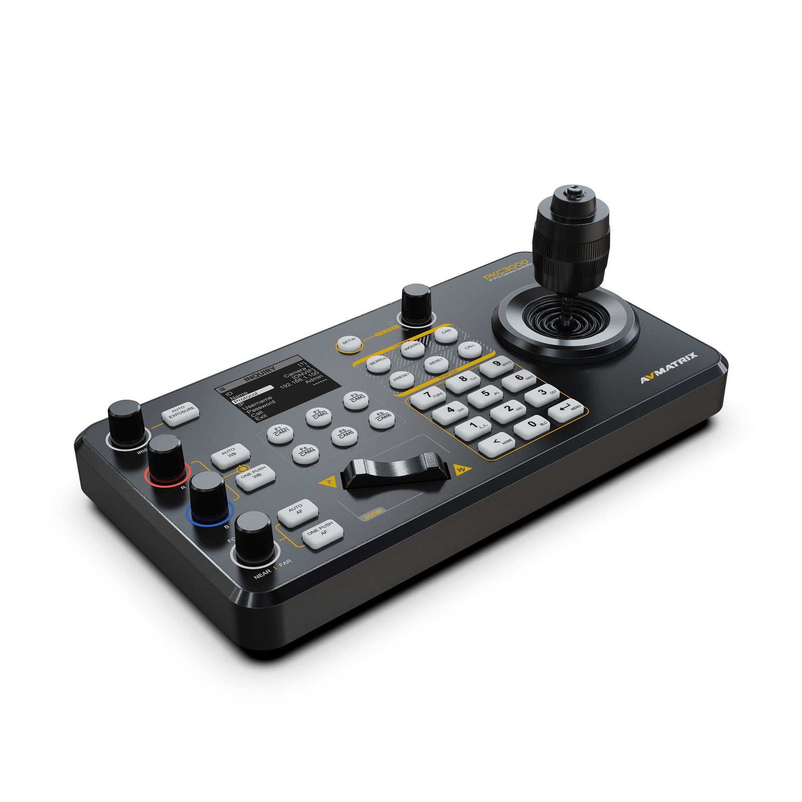 NEW Avmatrix PKC3000 IP & Serial PTZ Camera Joystick Controller PTZ-Bedienpanel