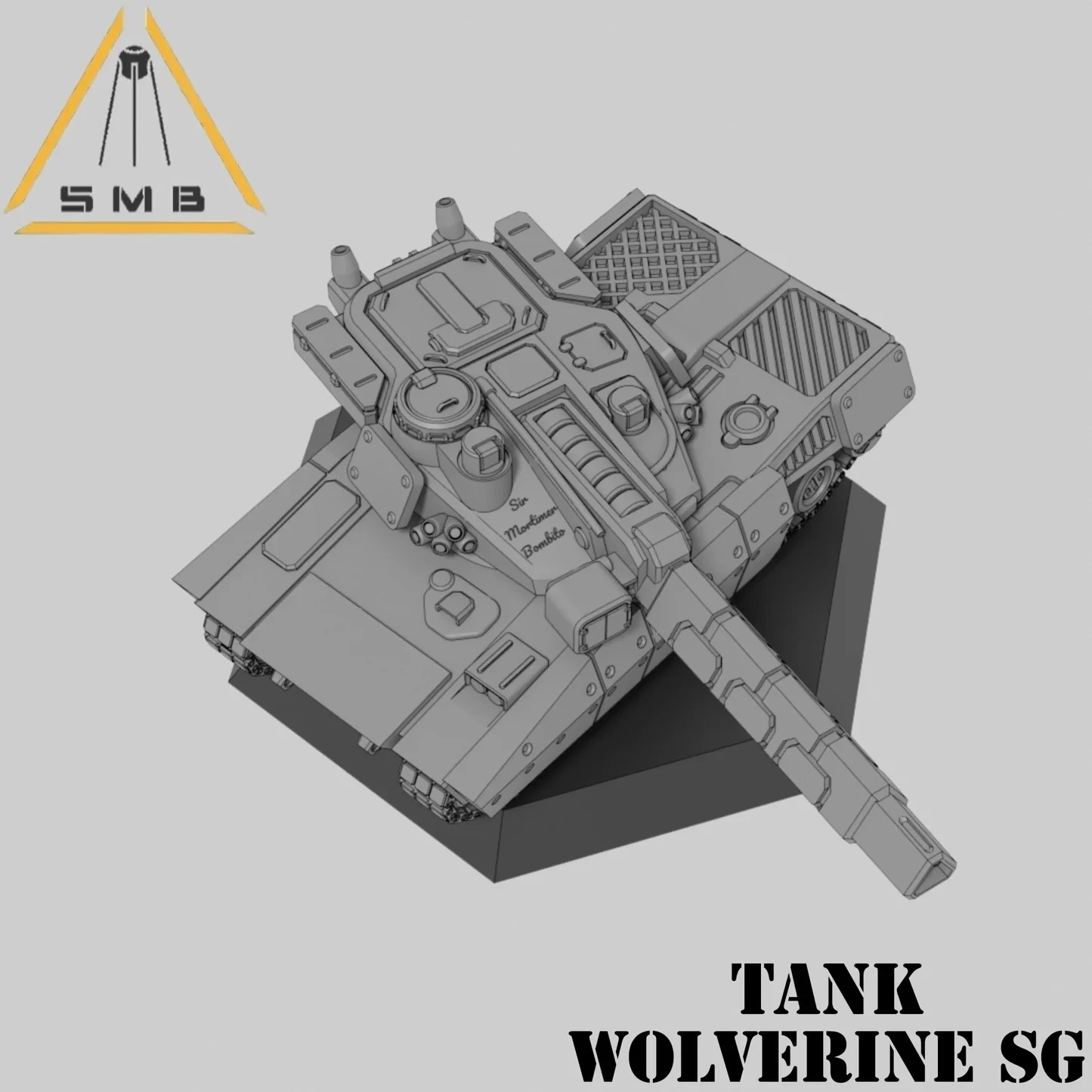 Tank Wolverine SG x2 - Alternate Battletech Model - By Sir Mortimer Bombito