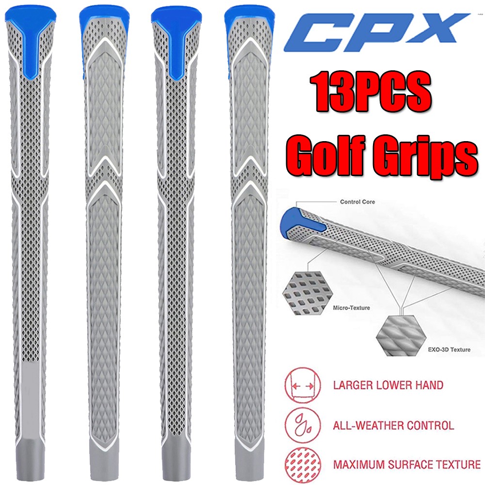13kit Golf Club Grip CPX TPE Rubber Anti-Slip Golf Grip Standard /Midsize /Jumbo
