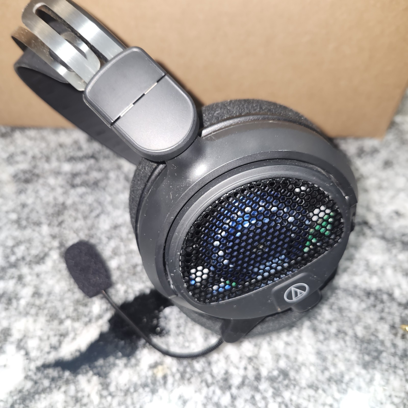 Audio-Technica ATH-GDL3 Open-Back Gaming Headphones with Removable Microphone -