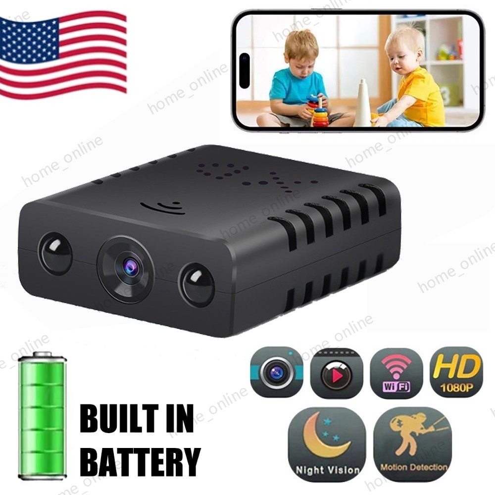 New Smart Mini WiFi Camera Wireless 1080P HD Night Cam Home Security