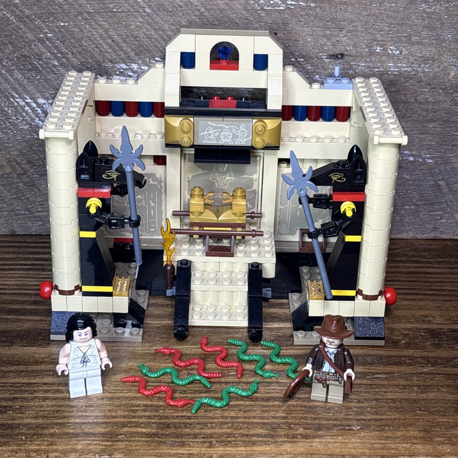 LEGO Indiana Jones 7621 Lost Tomb Ark of the Covenant Building Set Incomplete