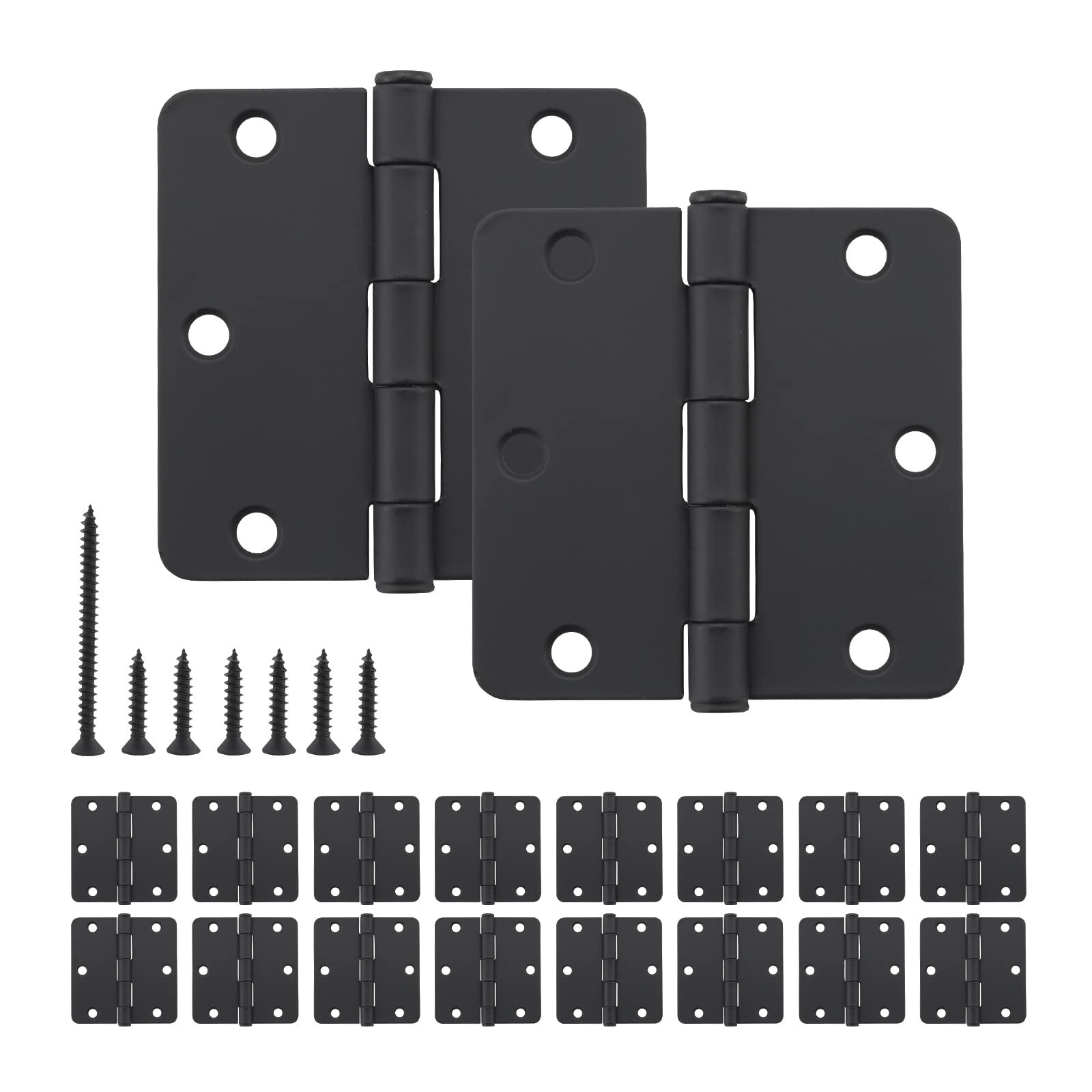 3.5 in. x 3.5 in Door Hinges Residential Interior Bedroom Hardware Door Hinge wi