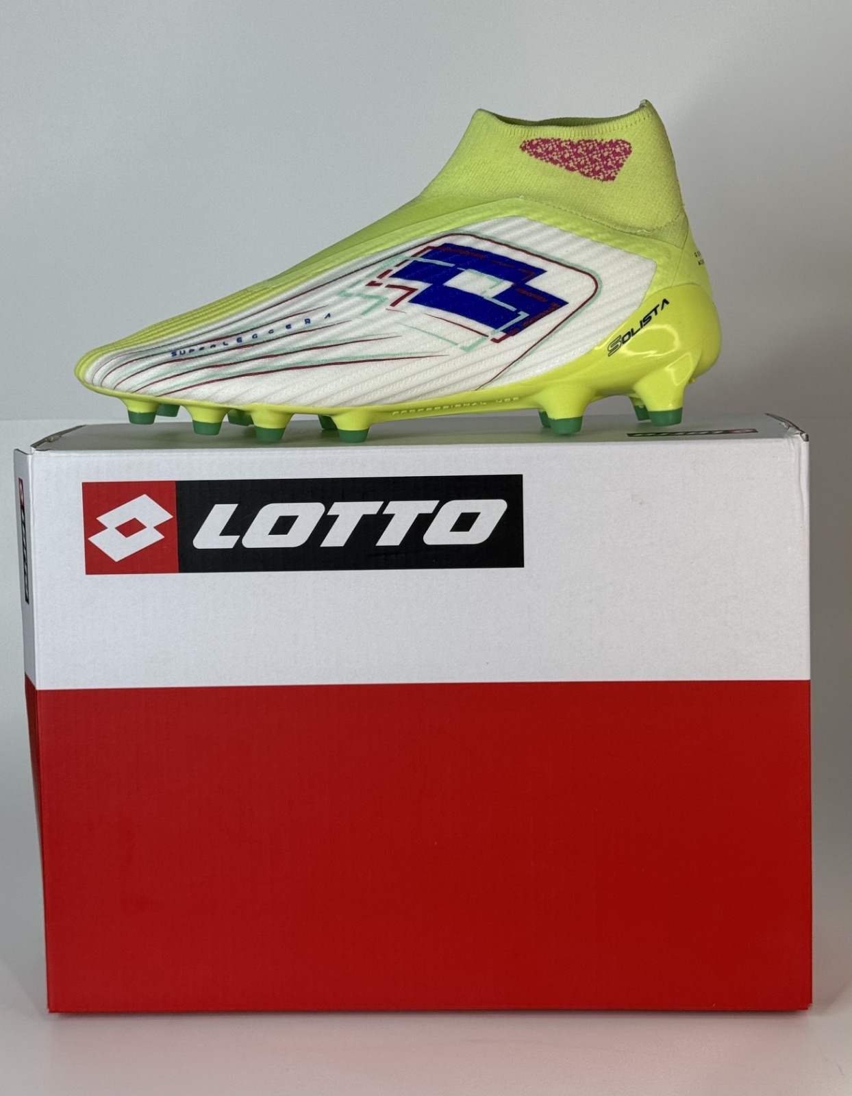 Lotto Solista 100 Gravity VIII Soccer Cleats Men Sz 9.5 Women Sz 10.5