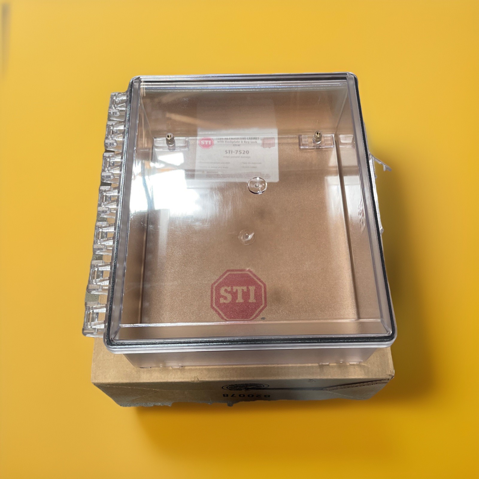 🔥1 Unit ~ STI‑7520 NEMA 4X Clear Polycarbonate Protective Cabinet🔥