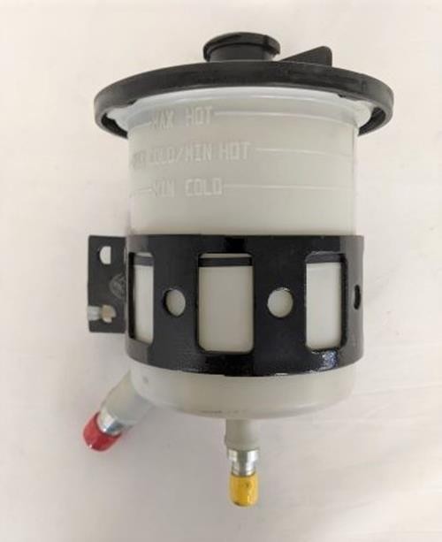 New Freightliner Power Steering Reservoir - 2 Ports - Missing Cap--14-19455-001