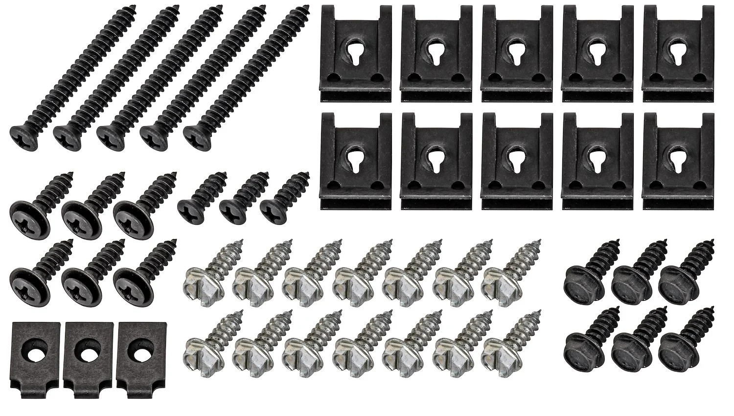 JEGS Replacement Dash Bezel Hardware Kit for 1973-1987 Chevrolet & GMC Trucks