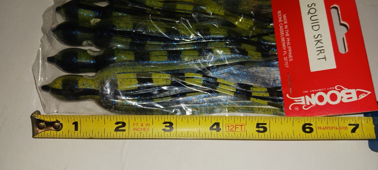 6" Squid Skirts 25 Pack