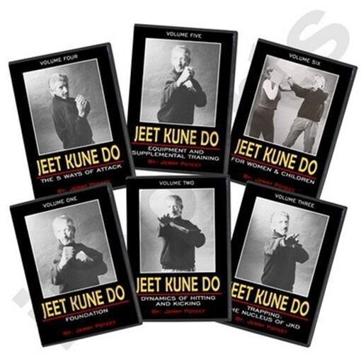 Jerry Poteet Martial Arts Jeet Kune Do Bruce Lee Jun Fan 6 DVD Training Set