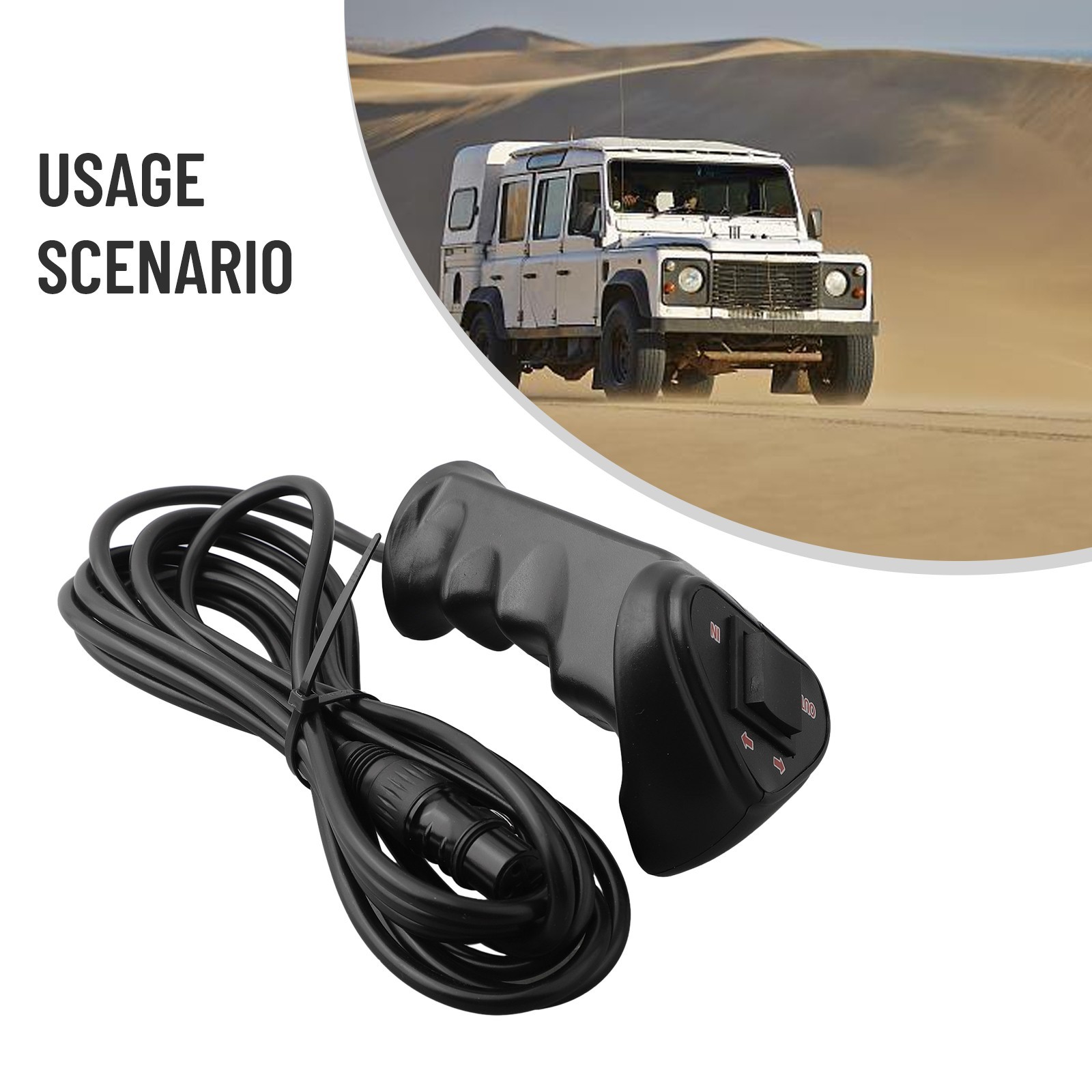 Convenient and Play Wired for winch Controller Handle for Easy Installation