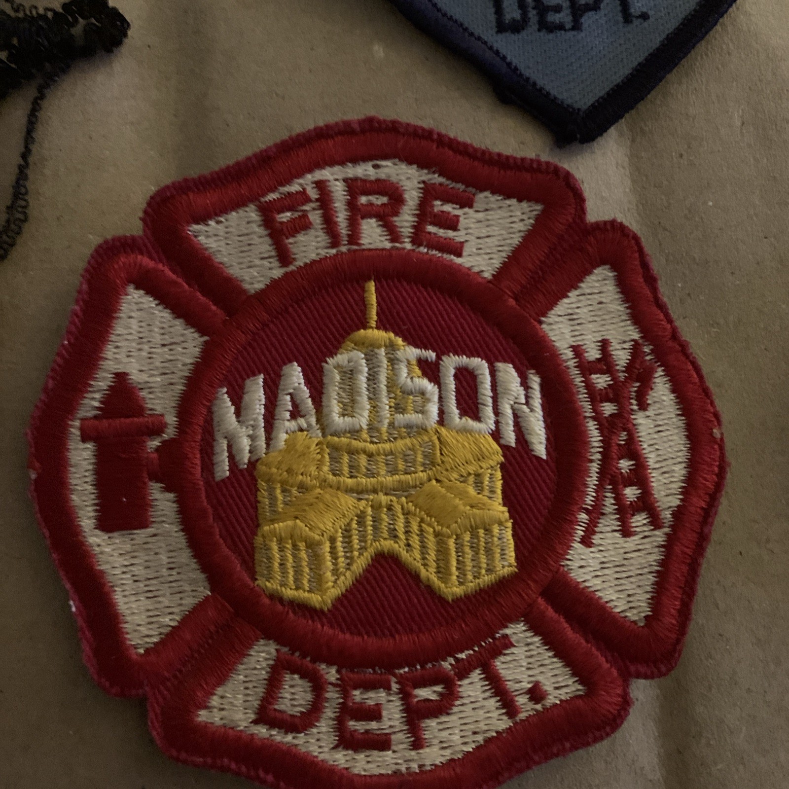 Vintage Wisconsin fire patches (5)