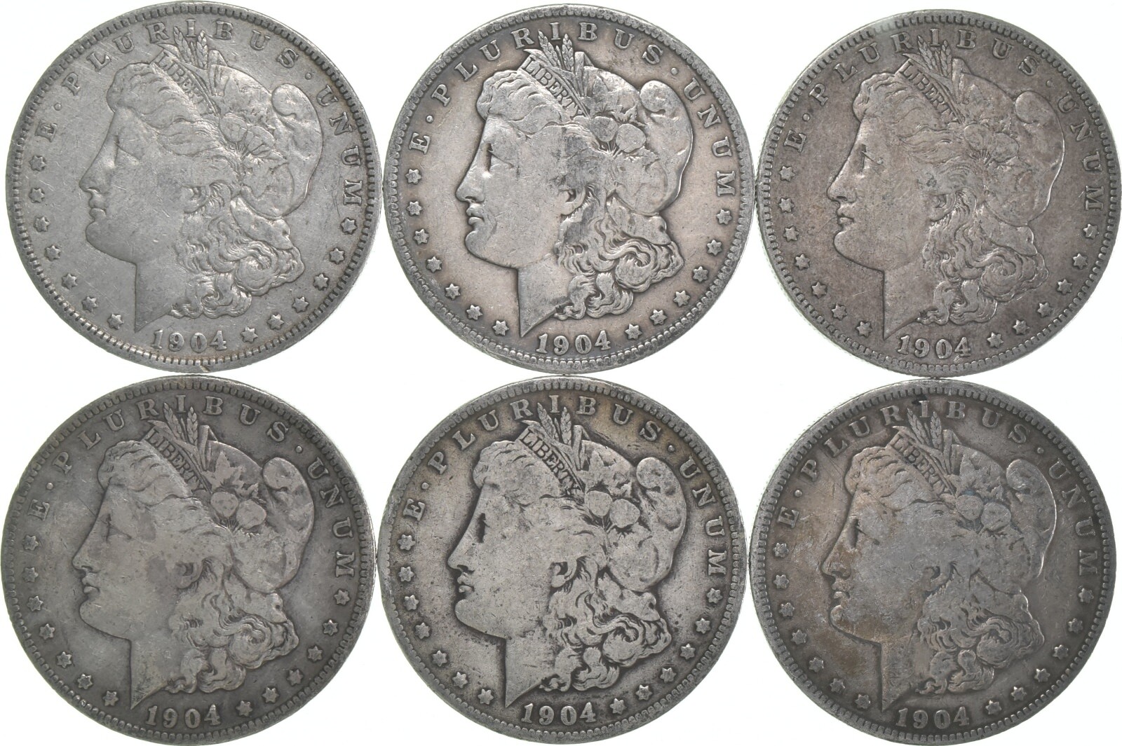 VG/F 1904-O Morgan Silver Dollar