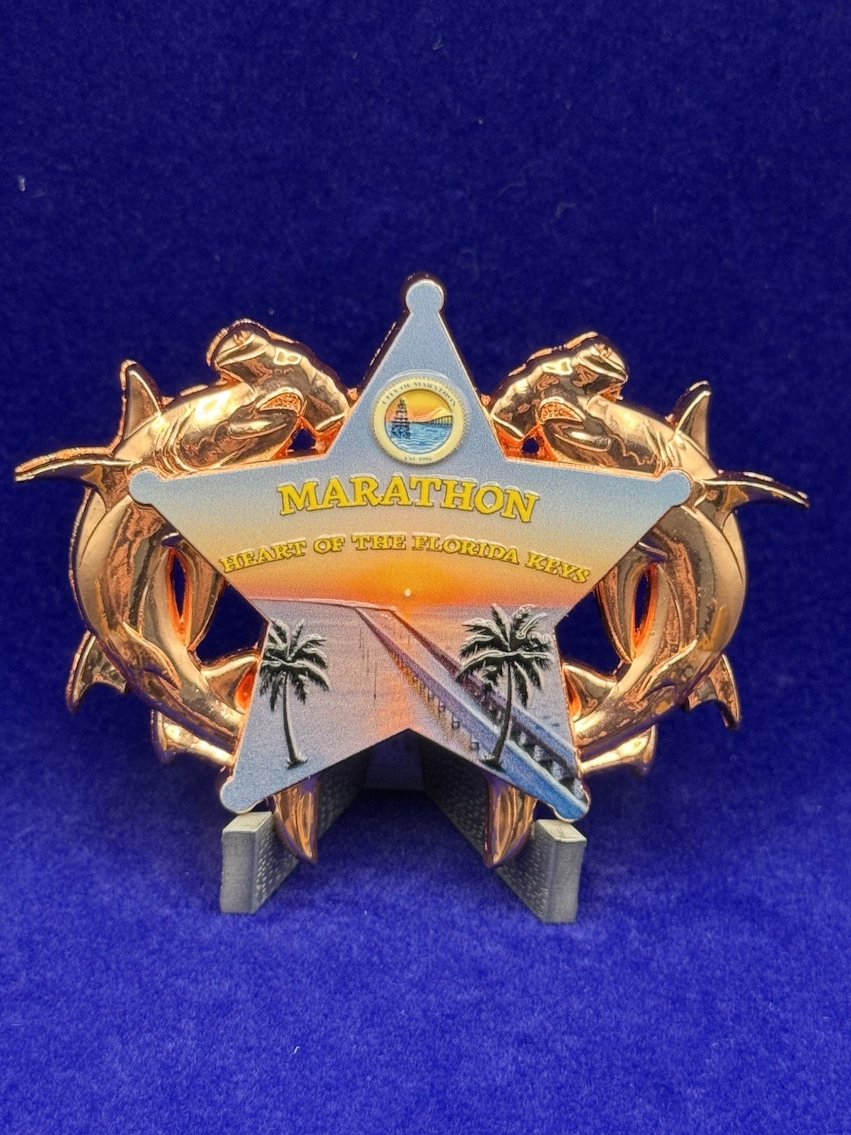 🔥 Sought After Monroe SO (MCSO) Hammerhead Sharks Coin (Plated Copper)