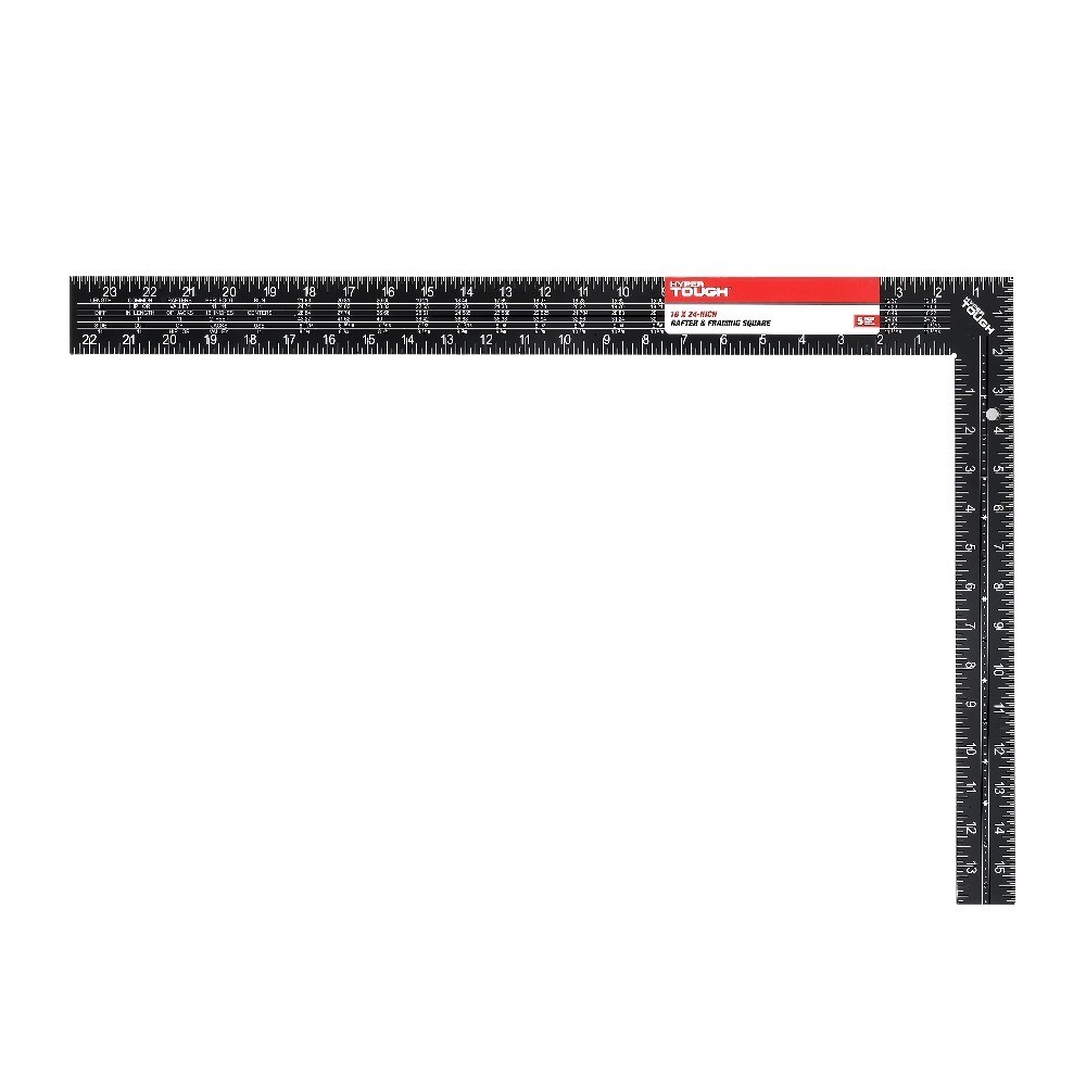 16" x 24" Professional Steel Rafter Framing Square Carpenter Layout Tool