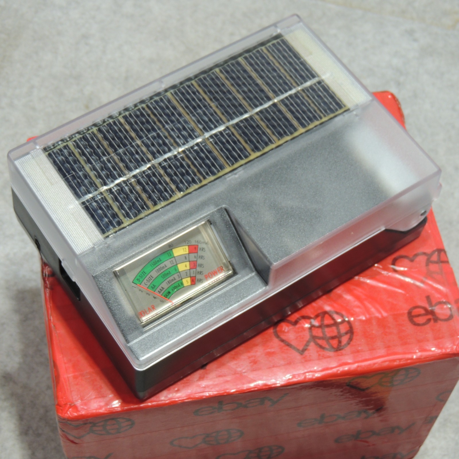 SOLA Rechargeable Battery Charger Integrated High Yield Solar Panel