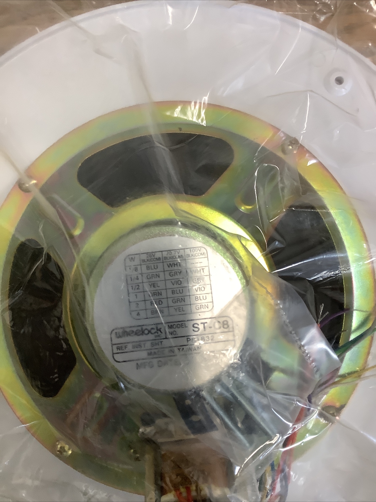 Wheelock (ST-C8) Ceiling Speaker No Instructions