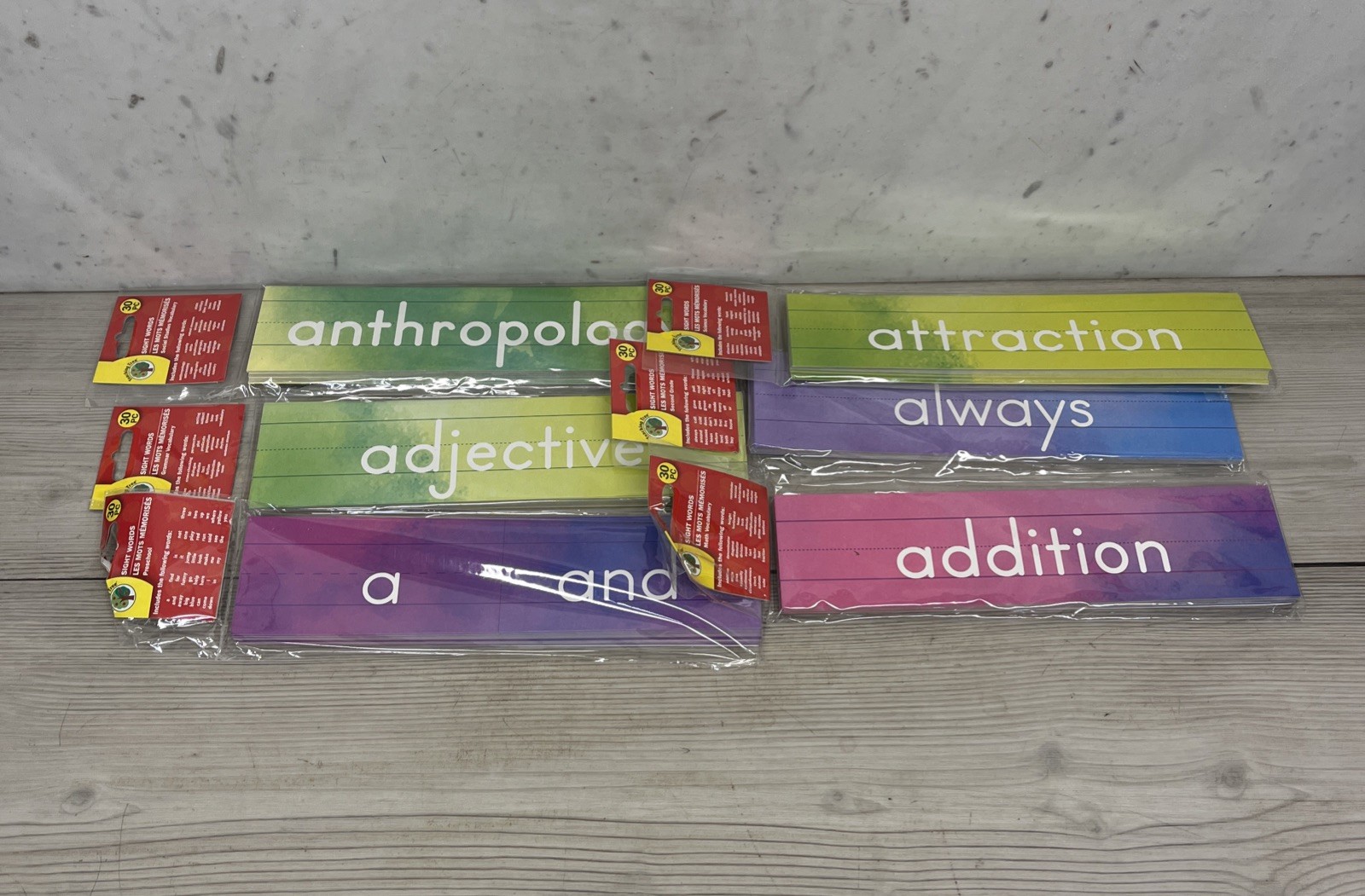 Lot Of 12 Teaching Tree Sight Words Variety Lot From Grammar To Third Grade