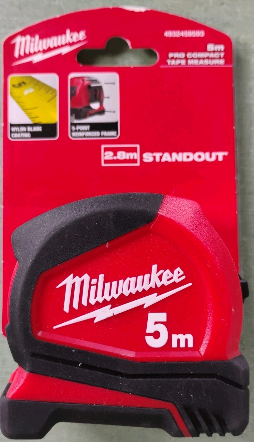 Milwaukee 5m Metric Standout Pro Compact Measure Tape