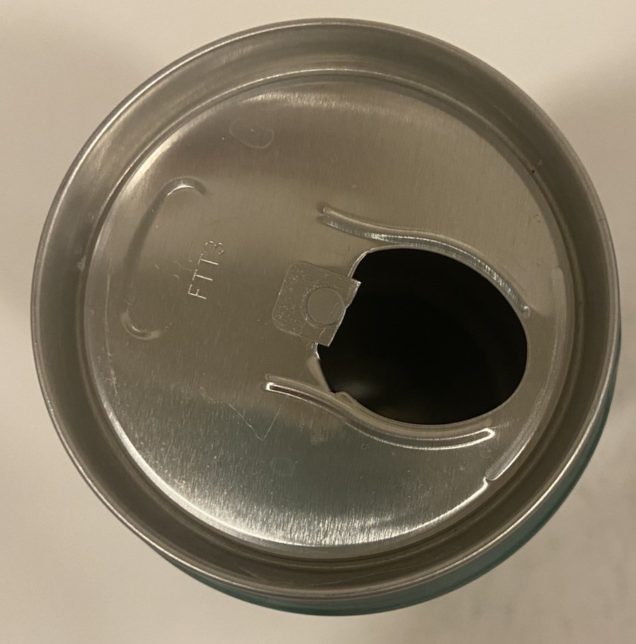 11.5 oz. DONALD DUCK JUICE CAN ( GRAPEFRUIT ) EMPTY TOP OPENED