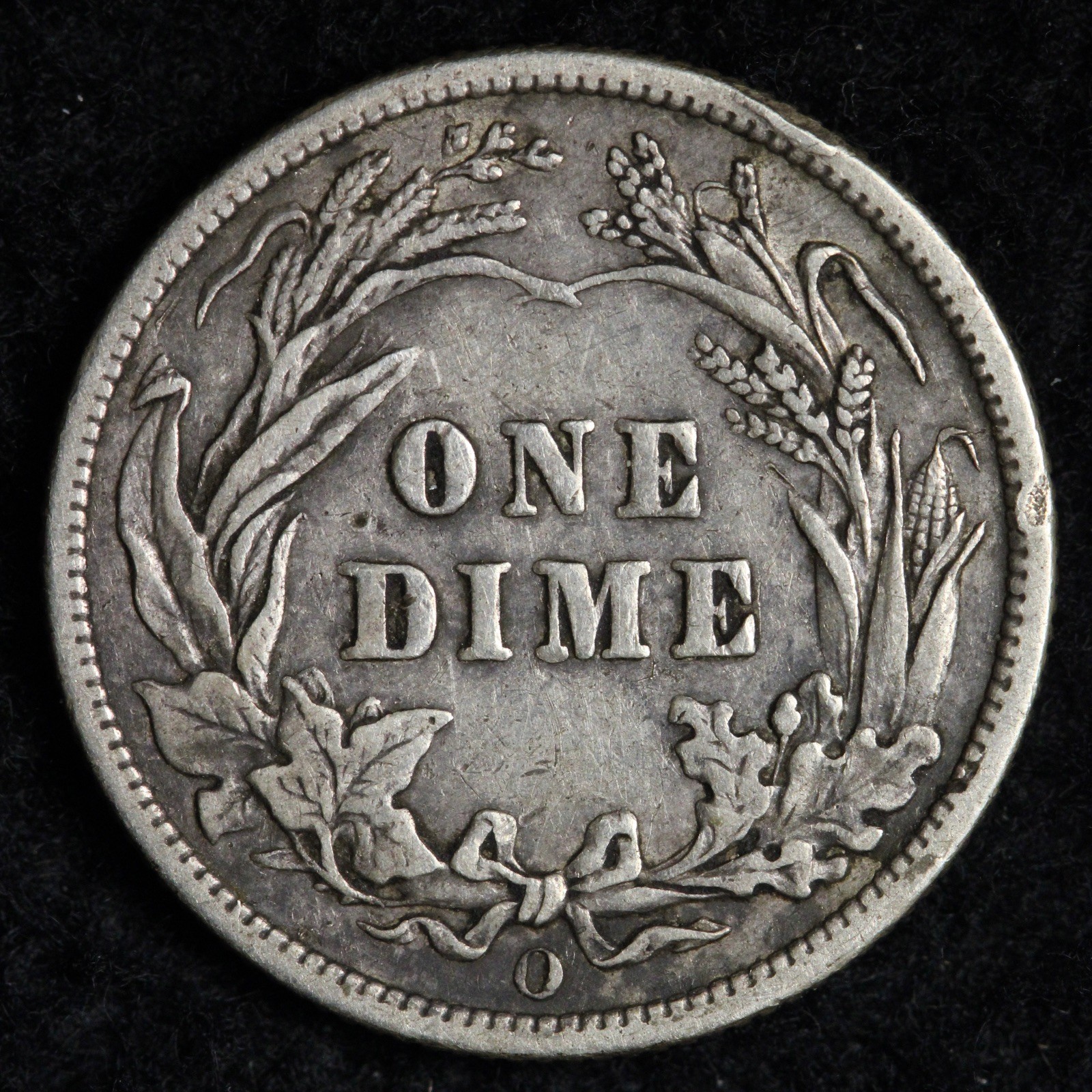 1909-O Barber Silver Dime XF E264 DZRK
