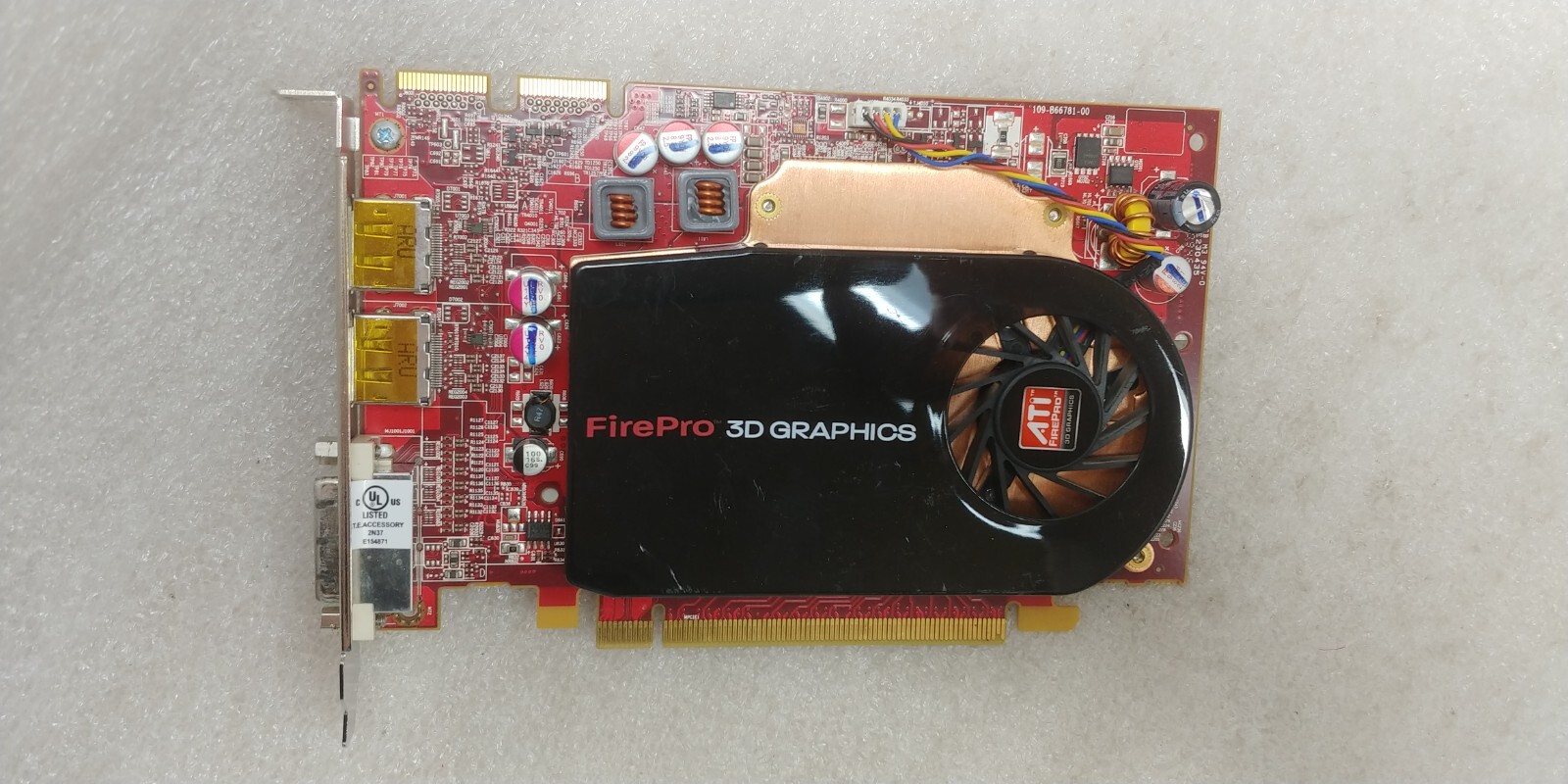 ATI FirePro V3750 256mb Graphic Card PCIe X16 DisplayPort DVI FREE SHIPPING!