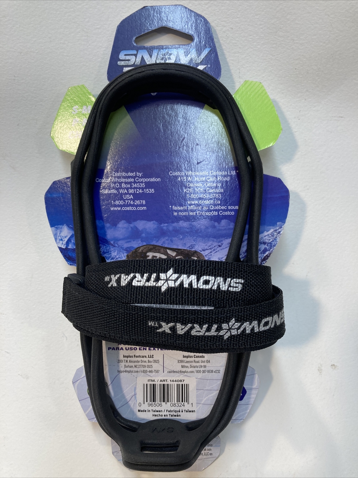 Snow Trax:YAKTRAX 360° Improved Traction Snow & Ice S/P-M  Men 3.5-7.5 Women 5-9