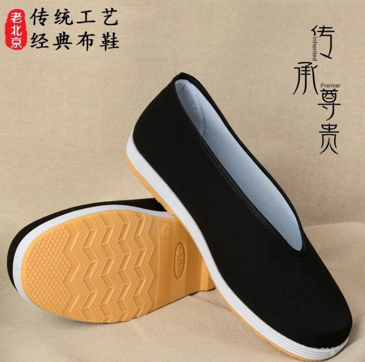 Men's new traditional Chinese Kung Fu Wing Chun slippers flat training shoes