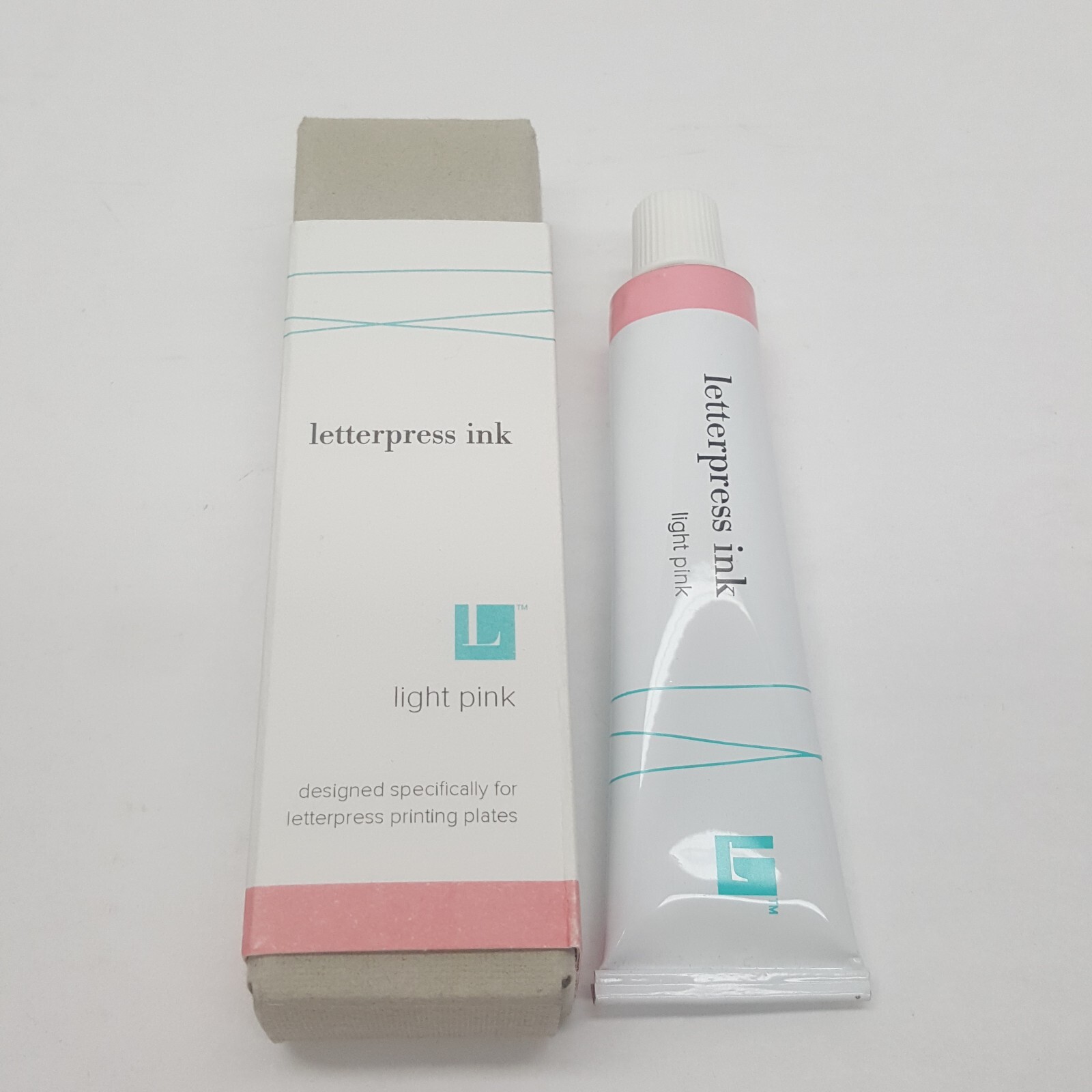 Lifestyle Crafts Letterpress Ink 30ml Tube Light Pink L-LP-INK-17   Quickutz