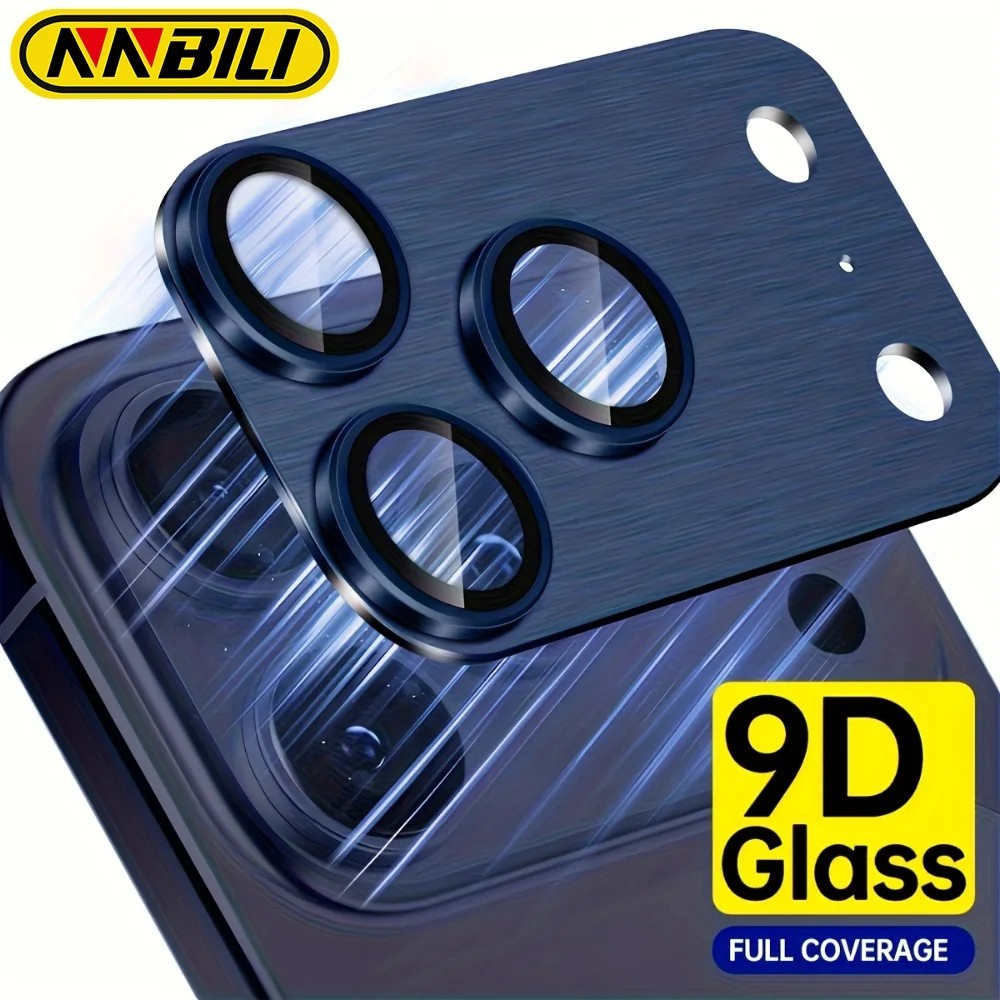 For Apple iPhone 17 Pro Max / 17 Pro Metal Tempered Glass Camera Lens Protector