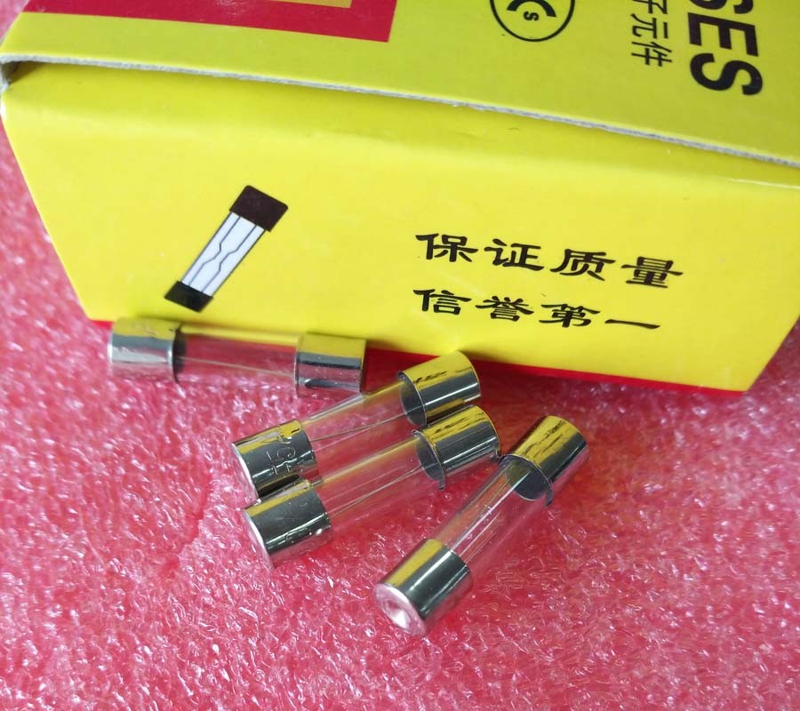 50PCS FUSE 10A 10 Amp 250V 5 x 20mm 5X20mm Glass Tube Fuse Fast Blow