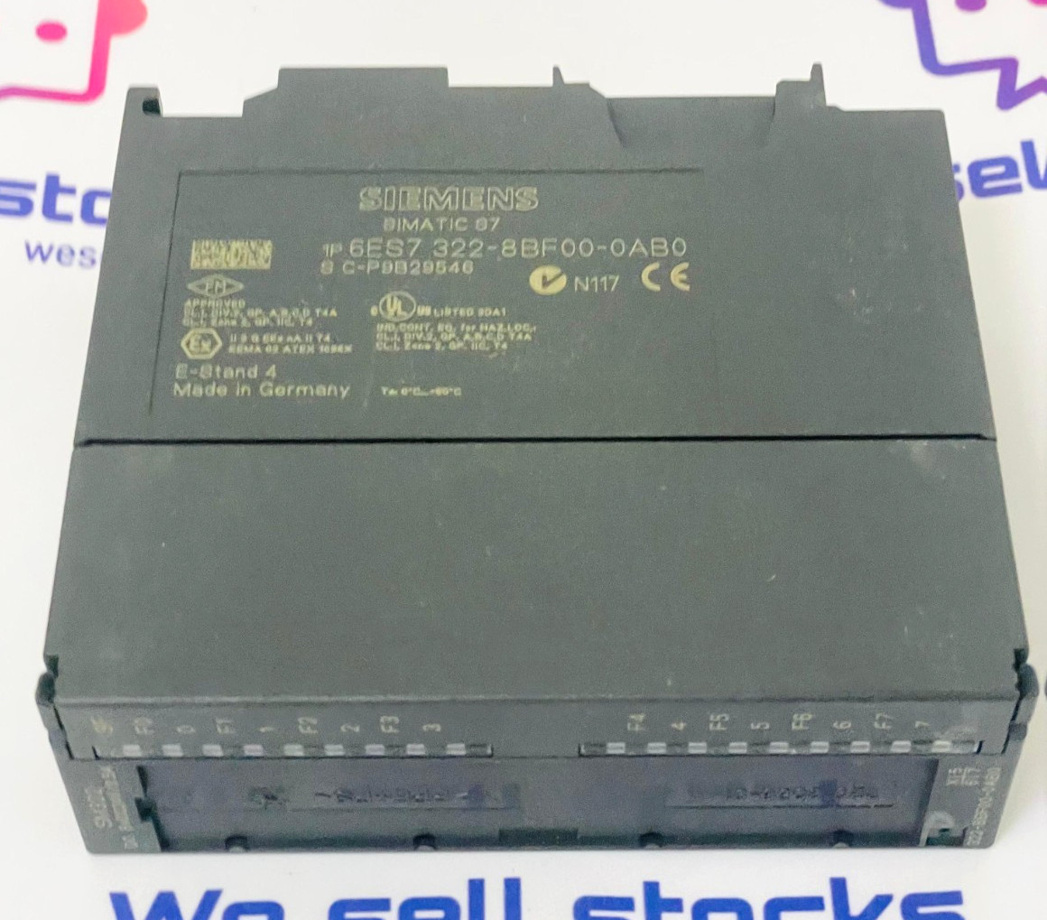 SIEMENS SIMATIC S7 Digital Output Module 6ES7322-8BF00-0AB0