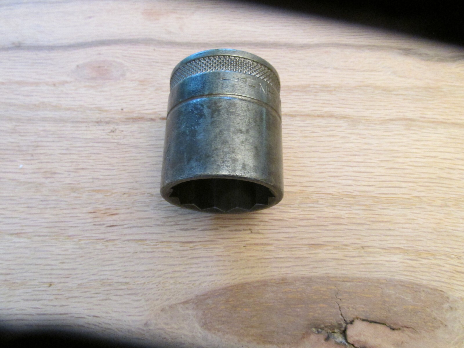 Vintage Craftsman BE 1" Knurled Socket 1/2" Drive 12 Point