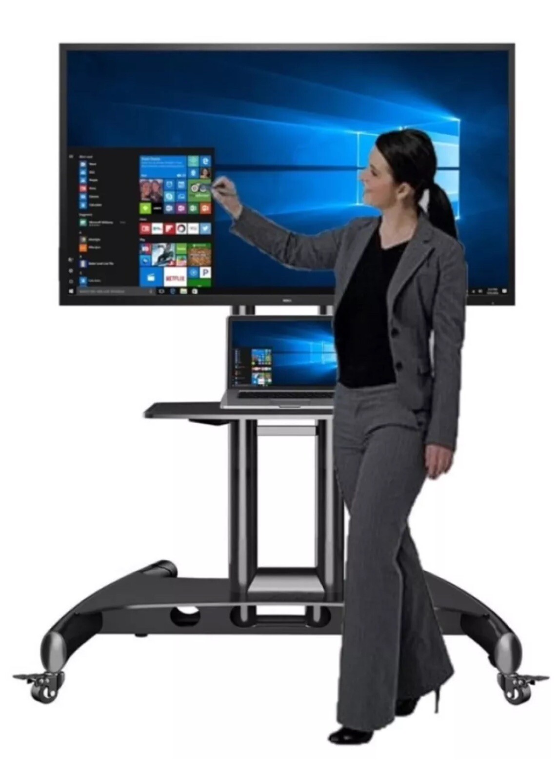 Dell C7017T Mobile Interactive Whiteboard With Windows 11 Pro