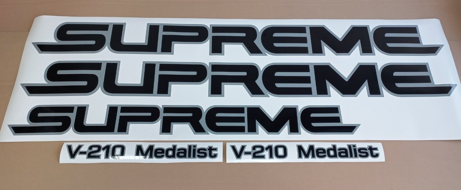 1995 BOAT GRAPHICS KIT SKI SUPREME V210 MEDALIST DECAL STICKER SET 95MBDQ