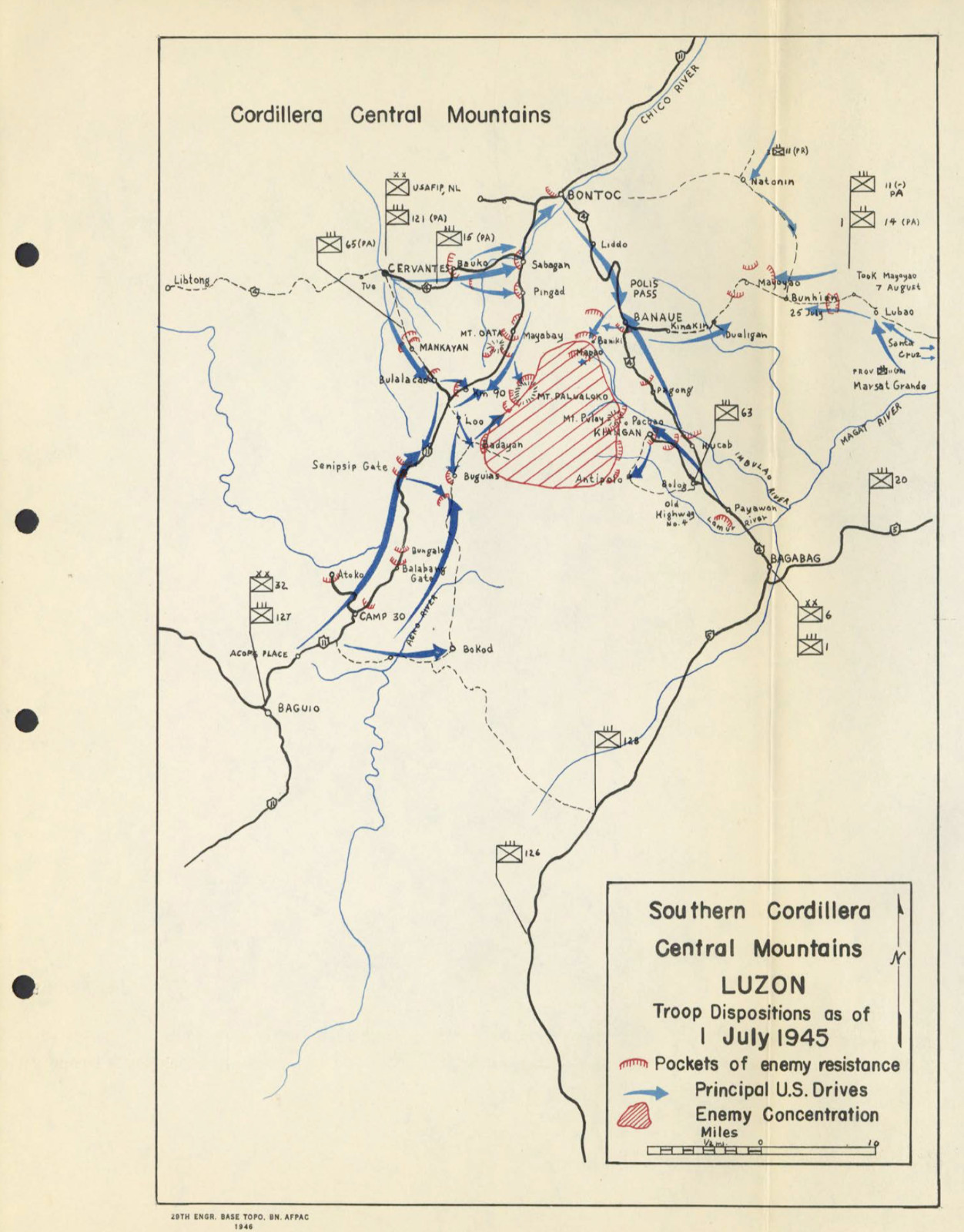 64 Page 1945 8th Eighth Army Luzon Campaign Mop Up Operation Maps on Data CD