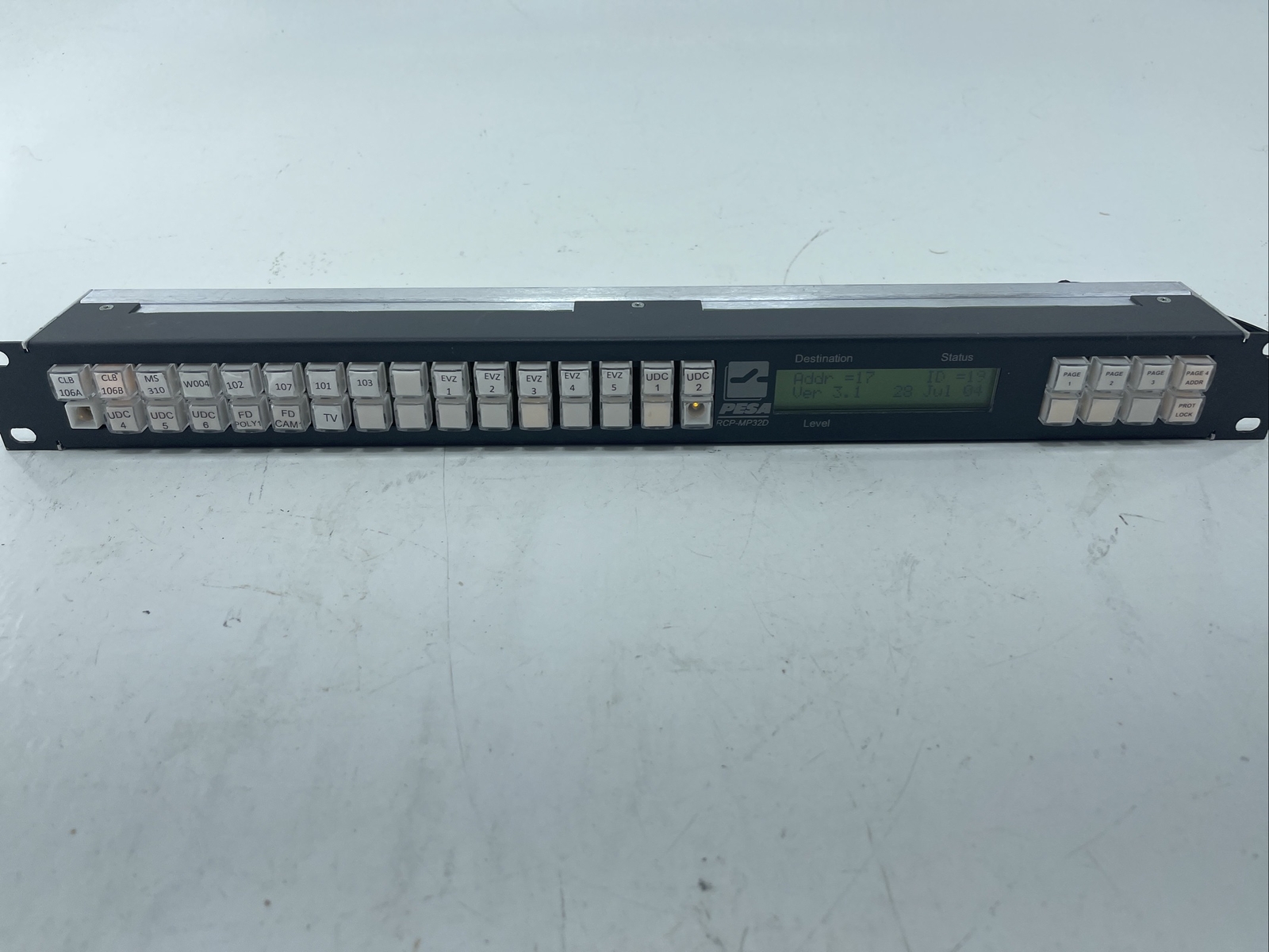 PESA RCP-MP32D 32 Position Multi Programmable Control Panel￼