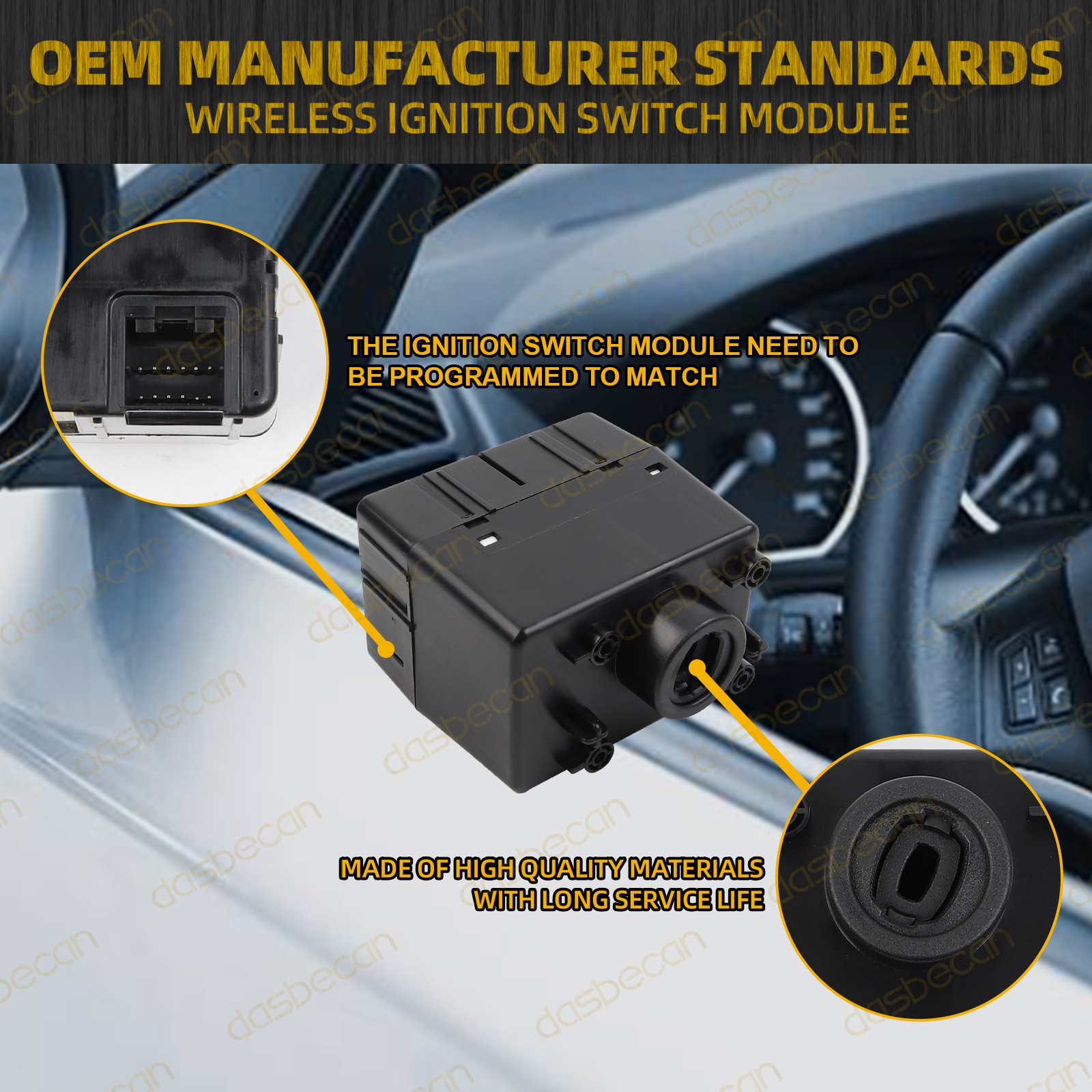 Wireless Ignition Module For Jeep Dodge Chrysler 2011-2013 Ram 2011-2012 601-082