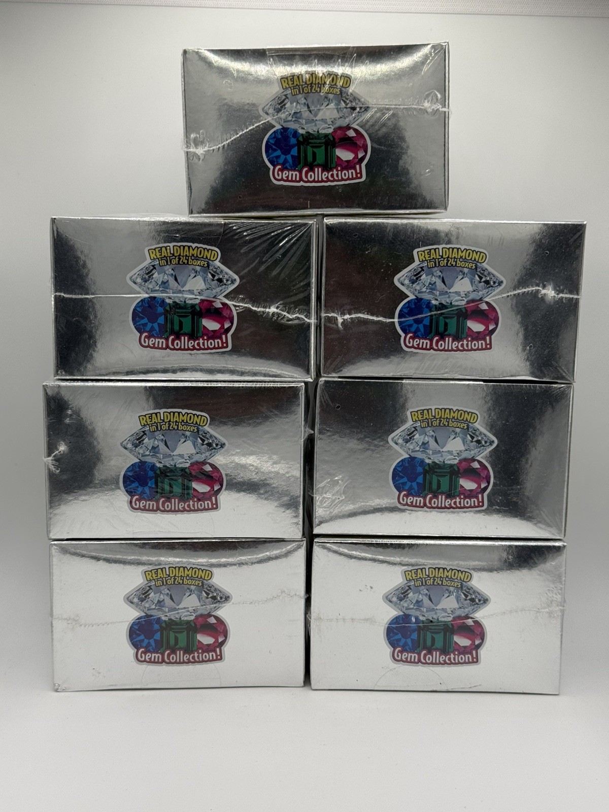 Lot of 7 DIAMOND DIG IT Real Diamond in 1/24 Boxes - Sealed GREAT BIRTHDAY FAVOR