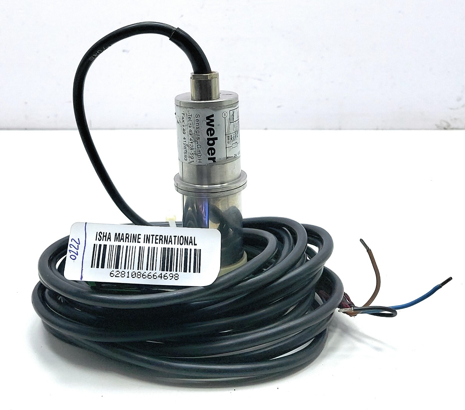 Weber Sensors 4114.30 Flow-Captor Industrial Sensor 0222