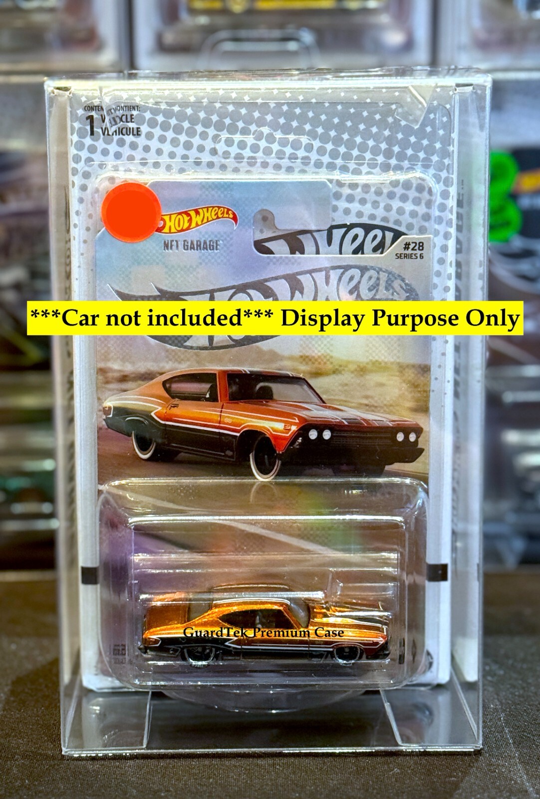Guardtek Protector Case for Hot Wheels NFTH '69 Chevelle SS 396 Series 6 (5 pc)