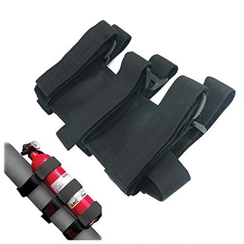 Fit All Jeep Wrangler Nylon Fire Extinguisher Holder Interior Roll Bar Mount