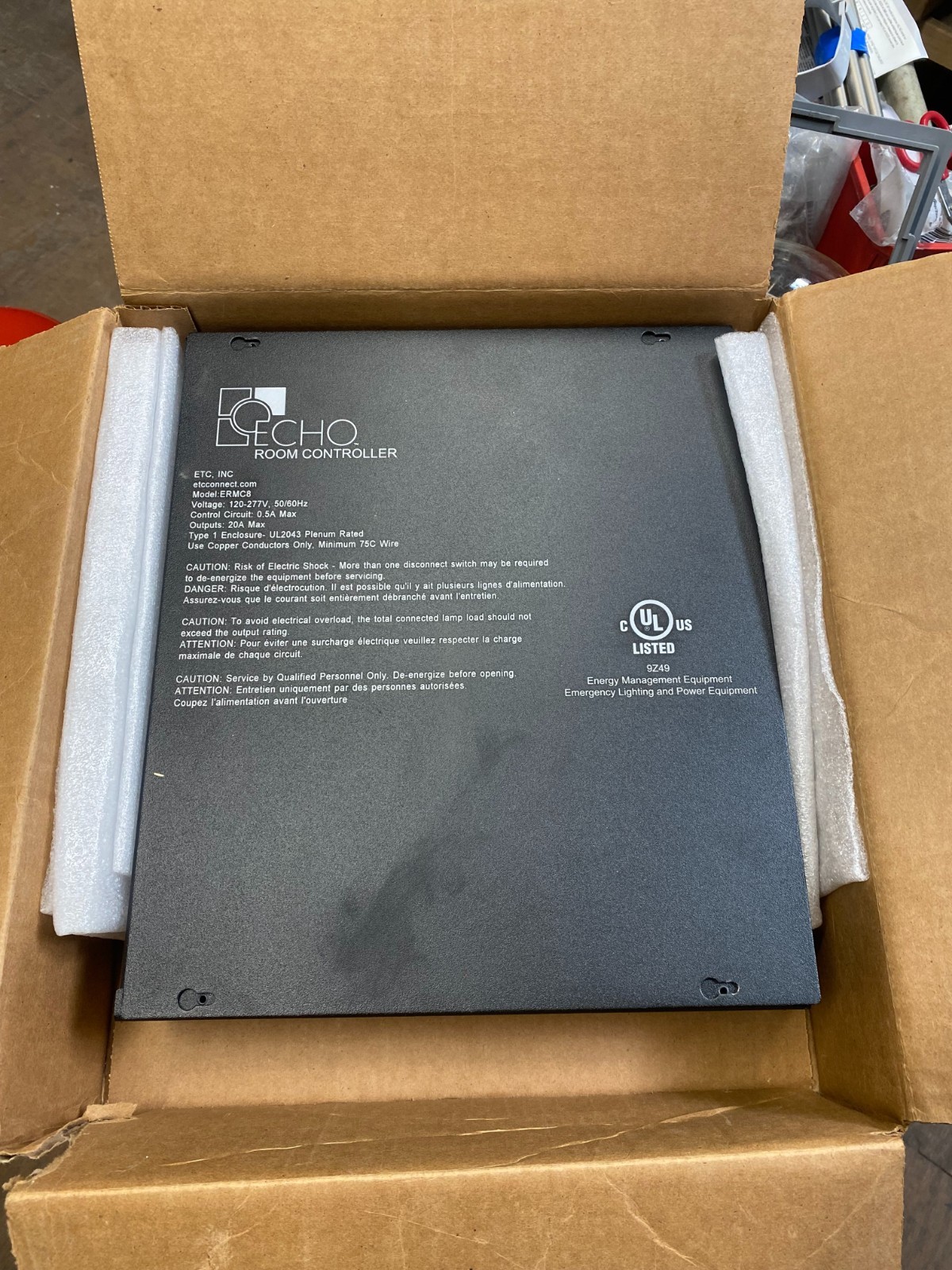 ETC  ERMC82 ECHO ROOM CONTROLLER 8 ZONES- NEW
