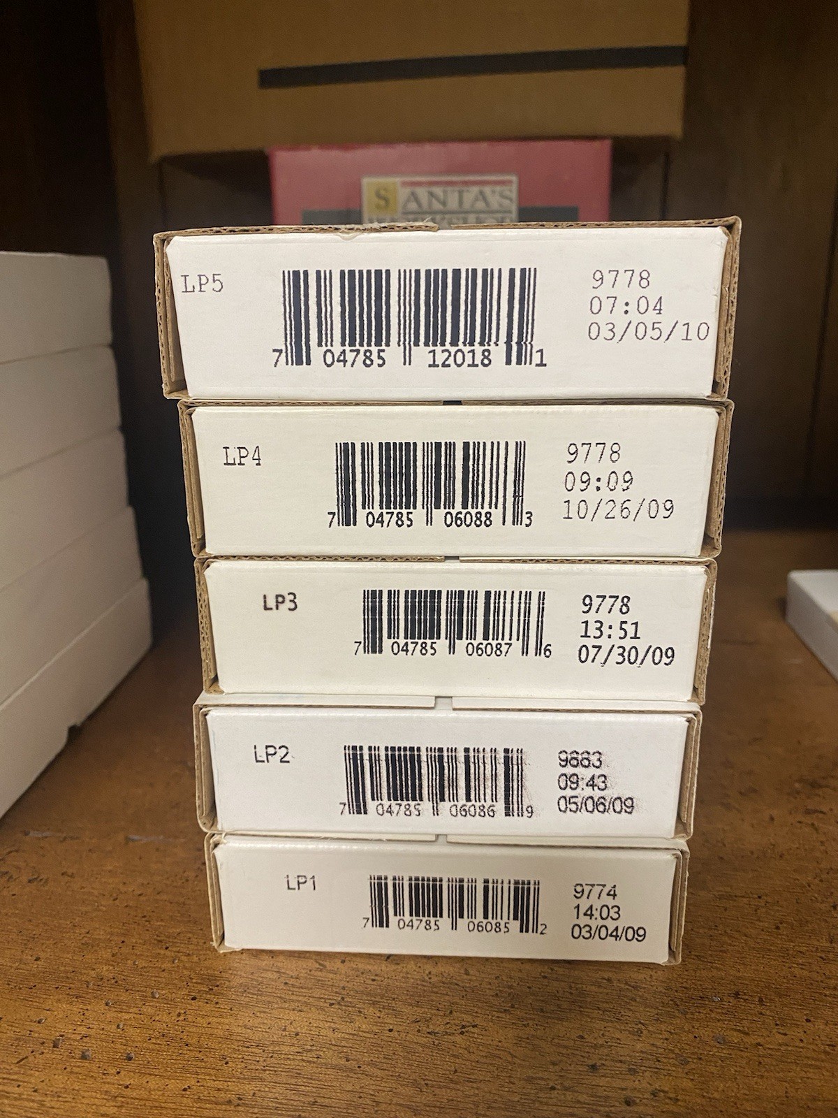 2009 2010 P&D US Mint Two-roll sets Lincoln Cent LP1 LP2 LP3 LP4 LP5 boxed