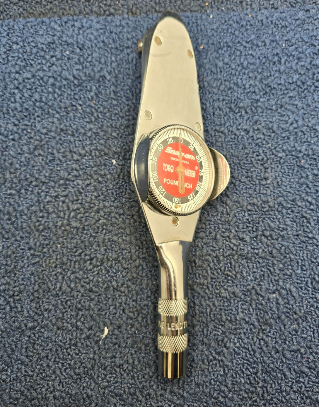 SNAP-ON TE12A 3/8" Drive TORQ-O-METER Torque Wrench 8" 203mm