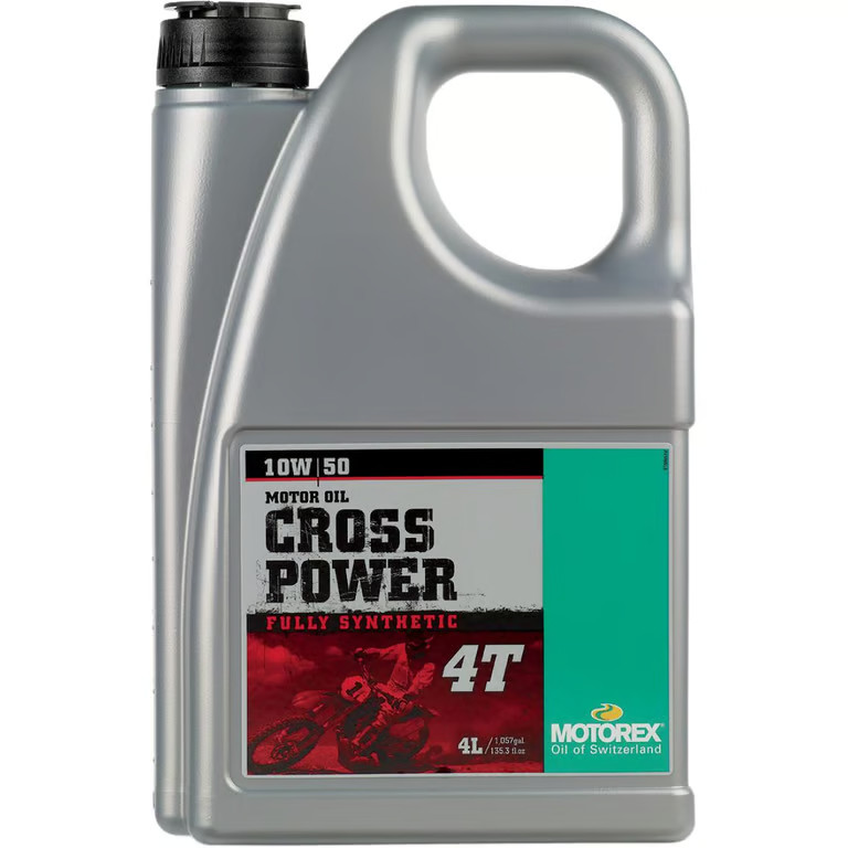 Motorex Cross Power 4T Oil - 10W50 - 4L. Motorcycle ATV/UTV Street Bike 305692