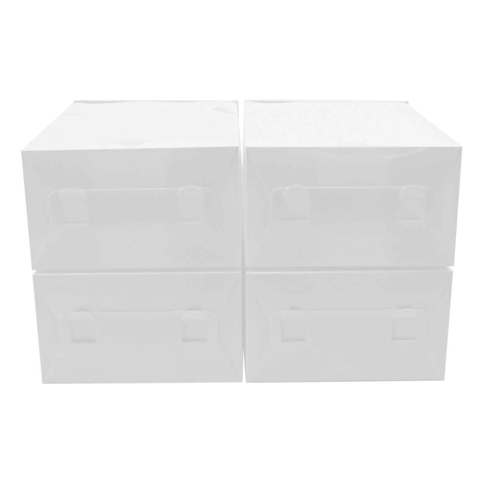 20Pcs Sneaker Display Case Organizer Stackable Shoe Storage Box Durable Plastic