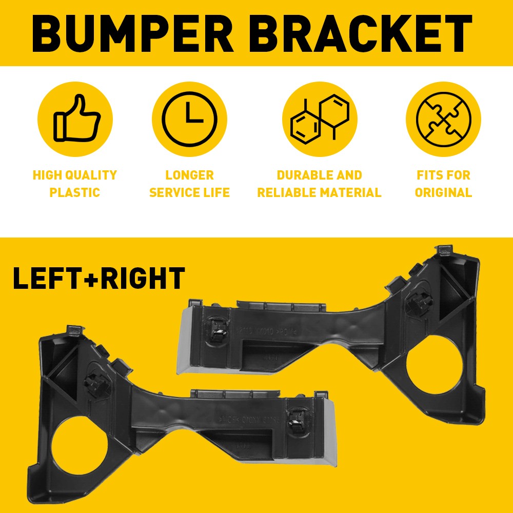 Front Bumper Fender Support Bracket Retainer Driver Passenger For Toyota Corolla